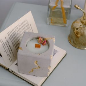 Beton Gül Aromalı Soya Mumu | Be4 Rituals