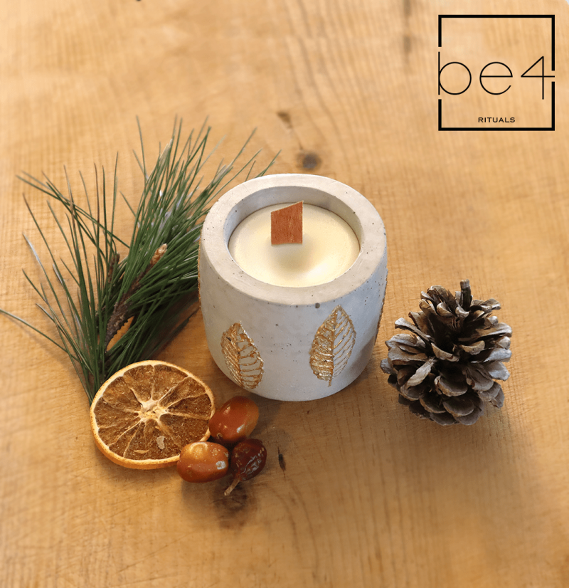 Beton Vanilya Aromalı Soya Mumu | Be4 Rituals