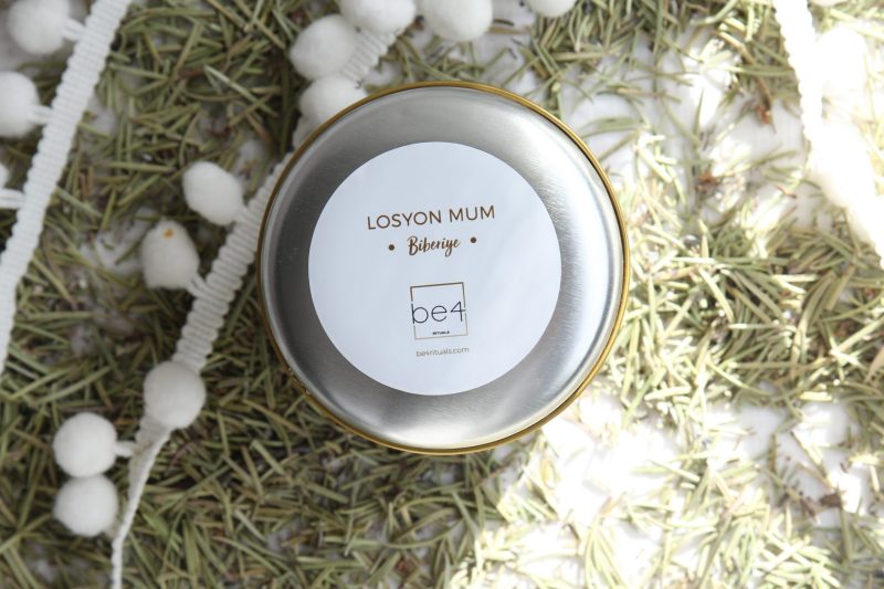 Biberiye Kokulu Losyon Mum | Be4 Rituals